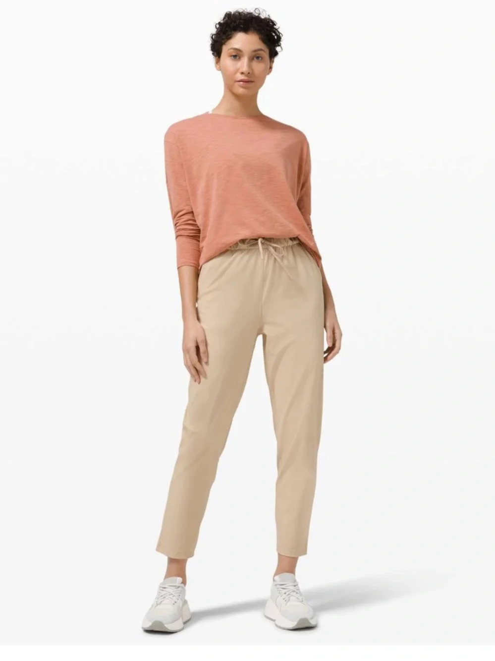 lululemon athletica 7/8 High-Rise Ankle Pants in Trench Tan